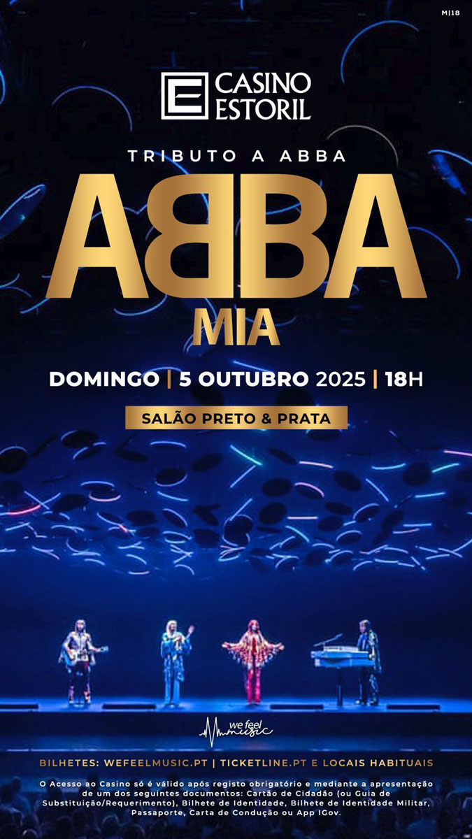 casino estoril recebe os abba mia no dia 5 de outubro 2